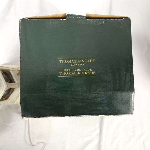 Thomas Kinkade Painter Of Light Spinning Light Up Musical Gazebo - Picture 8 of 12